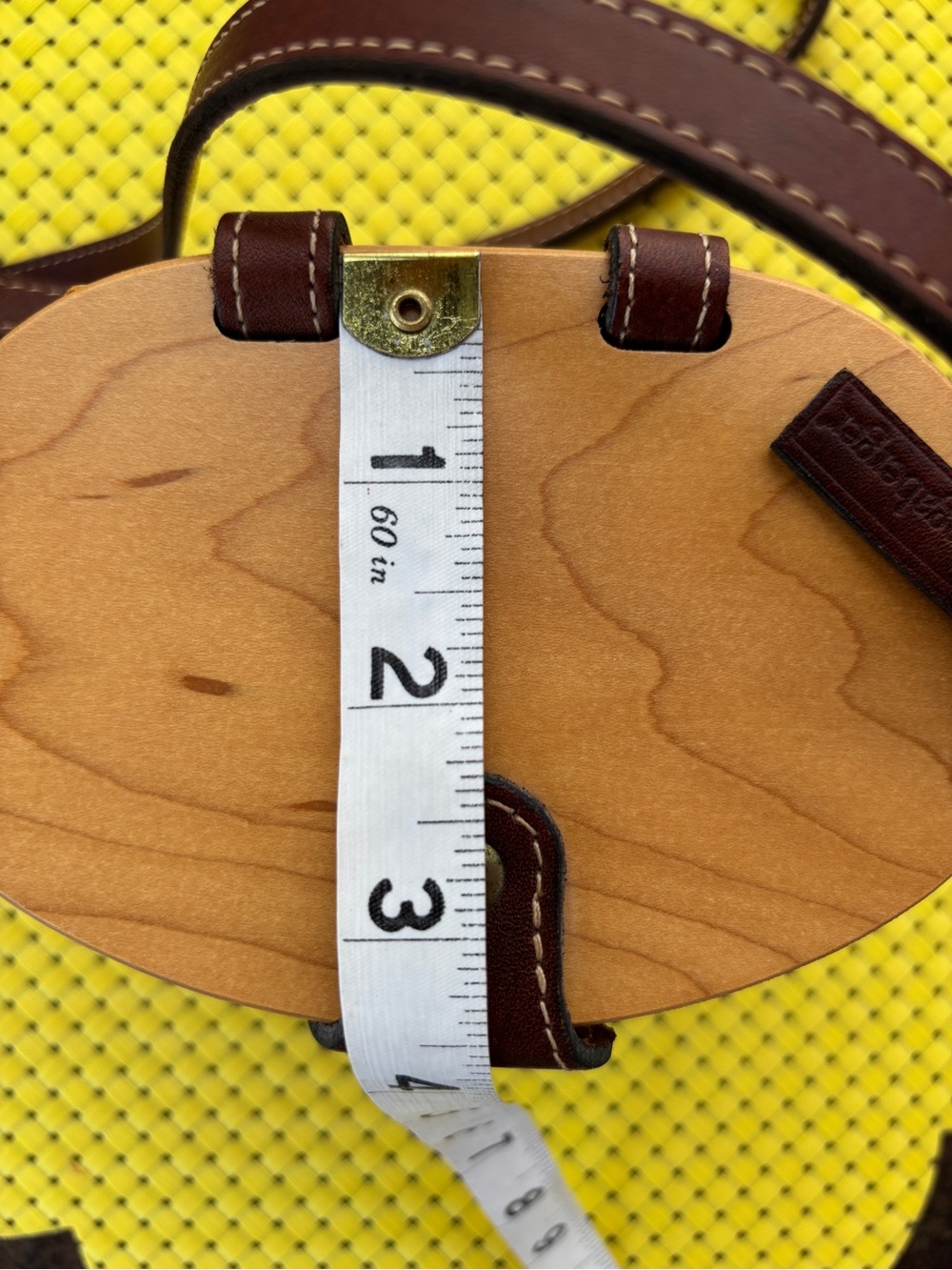 Longaberger Vintage Saddleback Crossbody Basket Purse - Picture 10 of 12